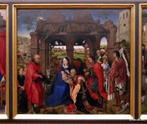 L’Adoration des Mages,  Rogier van der Weyden, vers 1455