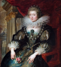 Anne d’Autriche( 1601-1666) peinte par Rubens en 1625