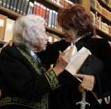 Jacqueline de Romilly et Assia Djebar sont deux des quatre femmes élues à l’Académie française.