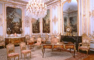 Chambre du Prince de Condé au Château de Chantilly.