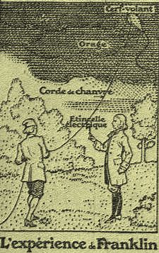 Le cerf-volant de Benjamin Franklin.