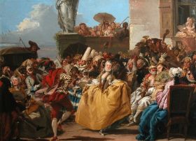 Scène de Carnaval, Le menuet, Giovanni Domenico Tiepolo