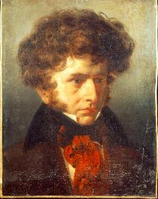 Portrait de Berlioz par Signol à la Villa Medicis