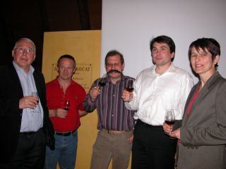 De gauche à droite : Jacques Belleville, Bruno Vuittenez, Philippe Chatillon, Sébastien Roustel et Sylvie Morel