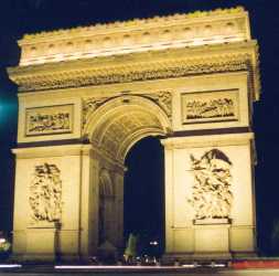 L’Arc de Triomphe, place de l’Etoile à Paris
