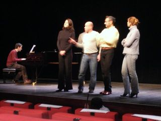 Répétition du spectacle "Sacha Guitry en chansons", auditorium de la Bibliothèque Nationale de France, le 22 novembre 2007