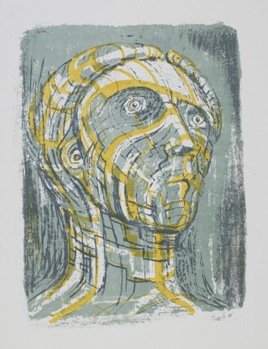 Henry Moore, Tête de Prométhée, 1950