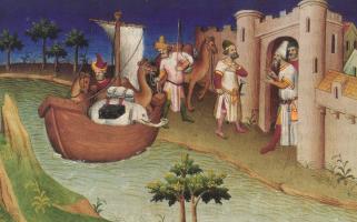 Illustration du livre le Devisement du monde, BNF