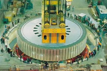 Turbine de l’une des 26 centrales hyroélectriques