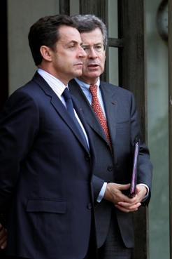 Nicolas Sarkozy et Jean-David Levitte