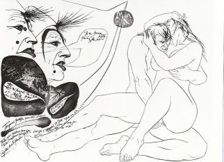 Planche extraite de Moâ le Clown de Pierre-Yves Trémois, 1985