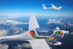 Avion Boeing  ayant volé avec de l’hydrogène (février 2008)