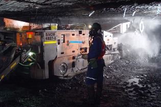 Mines de Forzando en Afrique du Sud