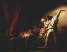 The Bolt by Fragonard (1732-1806), Louvre Museum.