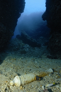 Site de la faille (épave de La Boussole) © Teddy Seguin