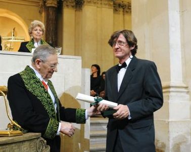 François Gros et François Nosten, sous la Coupole le 11 juin 2008