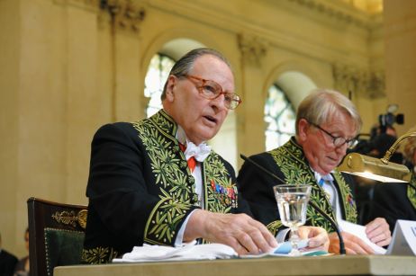 Gabriel de Broglie et Jean-François Jarrige, sous la Coupole le 11 juin 2008