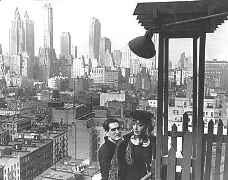 Ernst et Karine récemment arrivés à New York en 1940