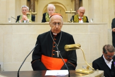 Le cardinal Roger Etchegaray, le 16 juin 2008 Institut de France