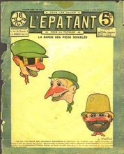 Couverture de l’Épatant, 1910, in  Jean Tulard  Les Pieds Nickelés de Forton , dans la collection Une œuvre, une histoire,  Armand Colin, 2008.