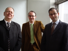 Jean-Baptiste Bour, Pierre Kerbrat, Yves Bruley, avril 2008
