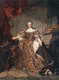 Marie Leczinska ( 1703-1768 ) Reine de France et de Navarre