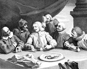 William Hogarth, L’œuf de Christophe Colomb