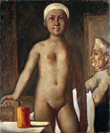 Jeune fille à sa toilette