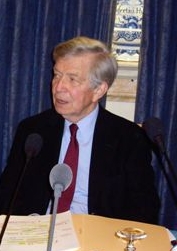 Jean-Denis Bredin de l’Académie française, à l’Académie des sciences morales et politiques, le 29 septembre 2008