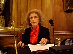 Mireille Delmas-Marty de l’Académie des sciences morales et politiques, le 20 octobre 2008, Institut de France