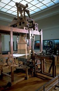 La machine à tisser construite par Jacques Vaucanson en 1744