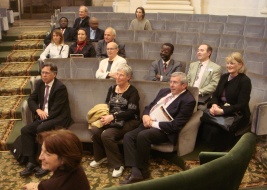 Visite de la Coupole de l’Institut pour quelques uns de nos invités