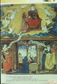 Manuscrit du XVe siècle parisien sur deux registres