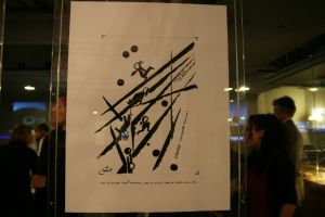 Dessin de Claude Parent pour EMDH, 20 novembre 2008, Pavillon de l’arsenal