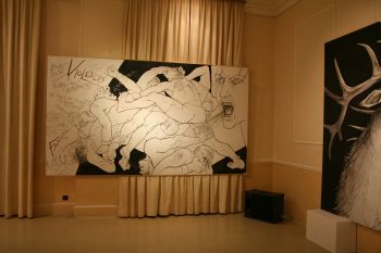 Violence II,  bois acrylique (190\/339), 2008