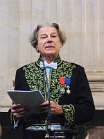Dominique Fernandez de l’Académie française, le 13 décembre 2007, sous la Coupole de l’Institut de France