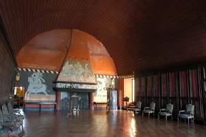 L’immense bibliothèque de Montesquieu © Fondation Jacqueline de Chabannes