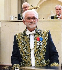 Lucien Clergue sous la Coupole de l’Institut de France, 10 octobre 2007