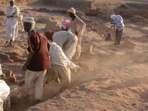 Chantier de fouille à Fejej, en Ethiopie