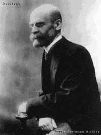 Emile Durkheim (1858-1917)