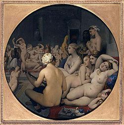 Le bain turc, de JD Ingres (Louvre)
