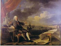 Marquis de Pombal par Louis-Michel van Loo et Claude-Joseph Vernet, 1767