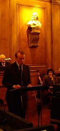 Michel Pébereau de l’Académie des sciences morales et politiques, 23 mars 2009