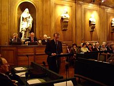 Michel Pébereau de l’Académie des sciences morales et politiques, 23 mars 2009