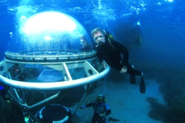 Aquabulle, refuge sous-marin conçu par Jacques Rougerie (1979-1981)