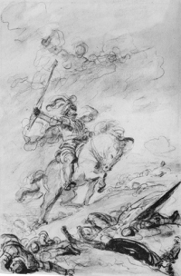 Mandricart découvre les victimes de Roland (chant XIV)