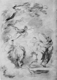 Angélique subtilise le casque de Roland (chant XII)