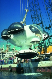 Galathée, première maison sous-marine de Jacques Rougerie (1977)