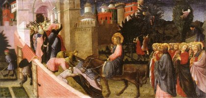 L’entrée du Christ dans Jérusalem. Musée Lindenau, Altenbourg