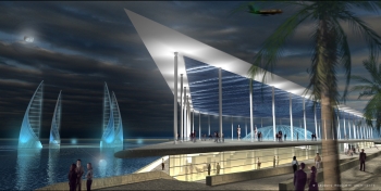 Musée d’Alexandrie, projet de l’architecte Jacques Rougerie